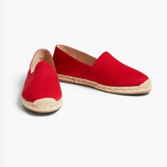 Stuart Weitzman Mykonous Cotton Gabardine Espadrille Slip On shoes - Picture 2 of 9